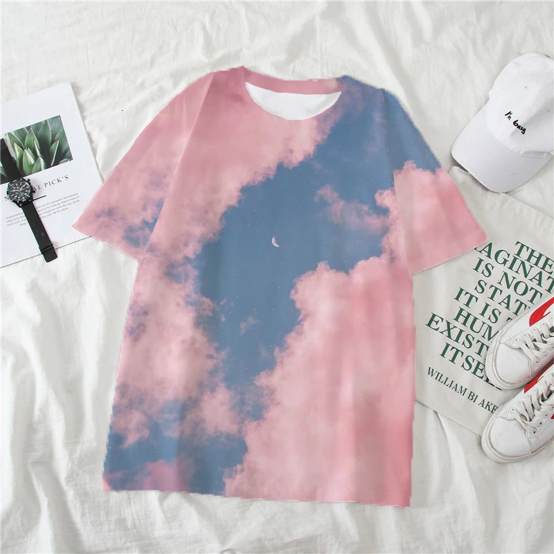 Trendy 3d Printed Custom Summer Casual Womens Beautiful Tshirt Street Outdoor Wear Sportswear Breathable Fashion Style 250108