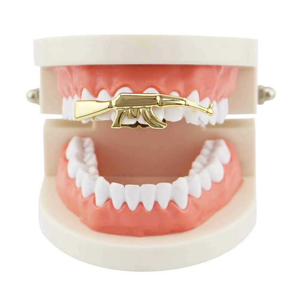 Hot Many Shape Teeth Grillz Top Bootom Dental Mouth Caps Cosplay Party Rapper Hip Hop Jewelry TG074XJ250114