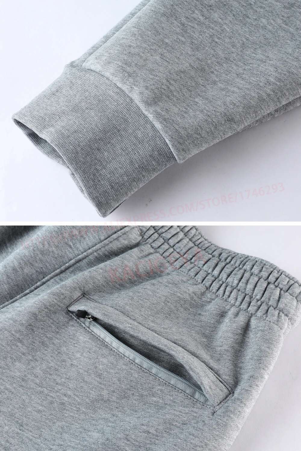 Ddmyoutdoor China Domestic Winter Pants Men Ruunning Flannel Gym Jogging Casual Soft Sweatpants Pencil Drawstring Zip Pocket Training Sport Trousers