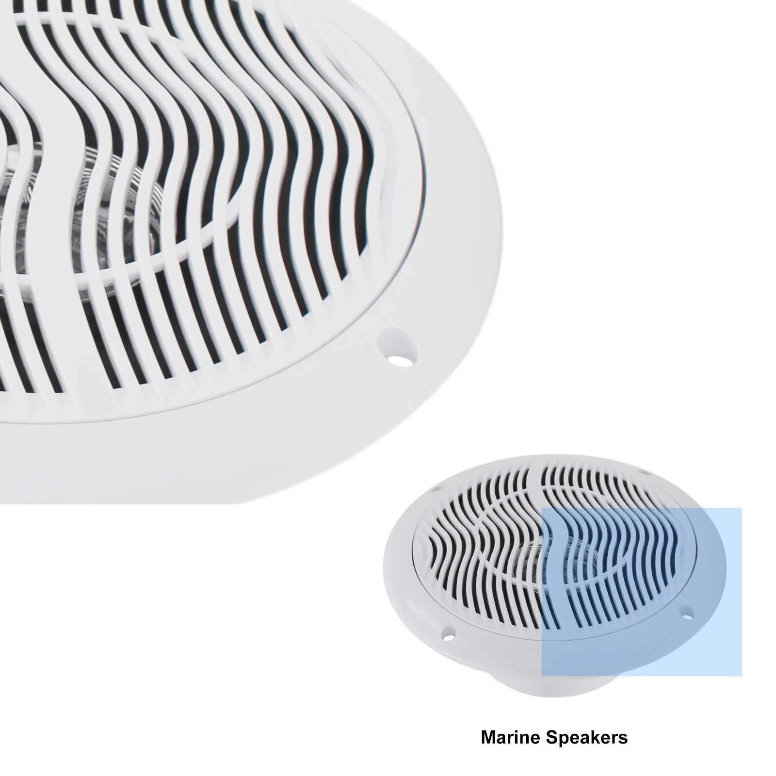 Car Audio 120W 6.5 Inch Waterproof Marine Audio Ceiling Speaker Audio System Flush Mount Loudspeaker Suitable For Living Room Kitchen H250118