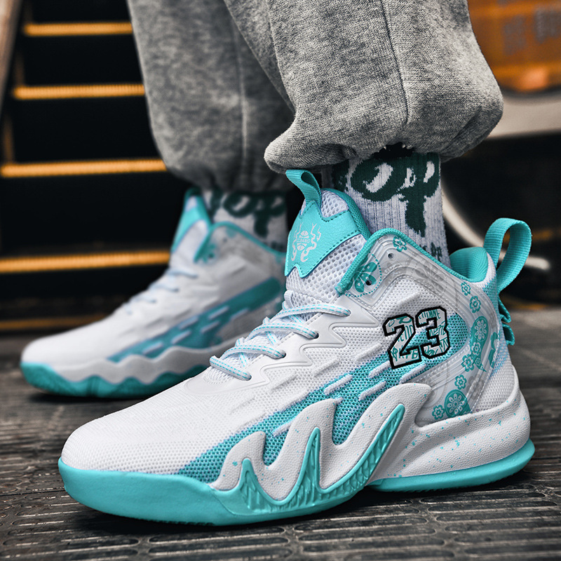 Men and women Yuanyang basketball 2025 new fashion lightweight running outdoor training shoes