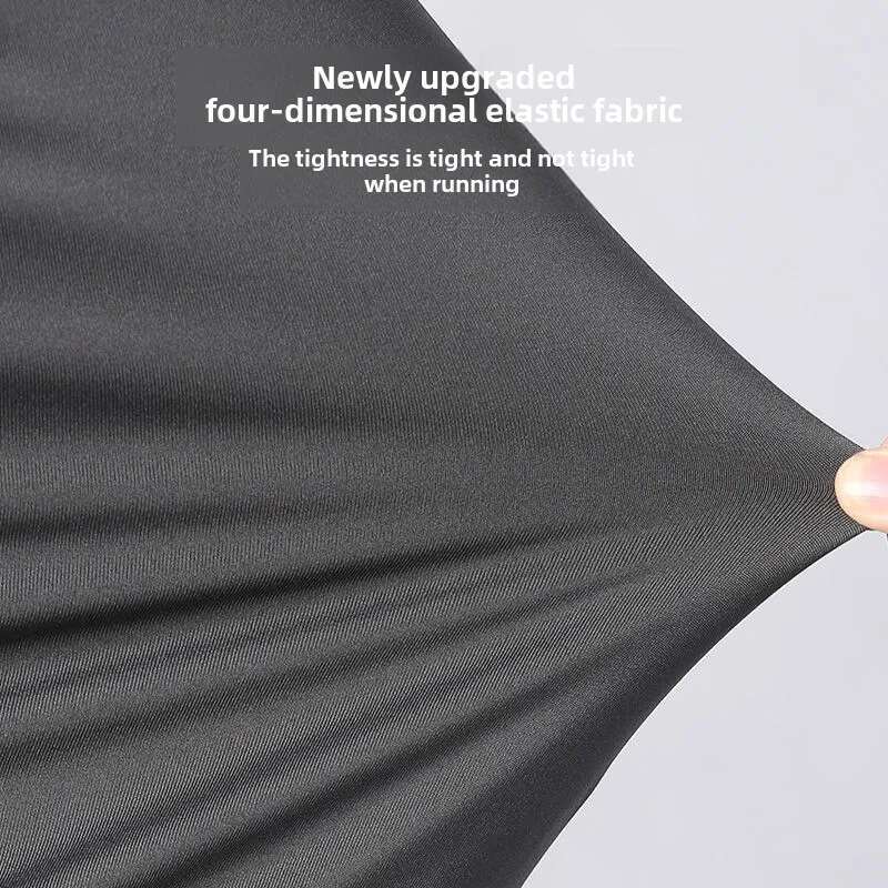 Men's Winter Running Sports Plush Warm Quick-Dry Fiess Jacket Stand Collar Morning Runs Training Mens Sweatsuits Set