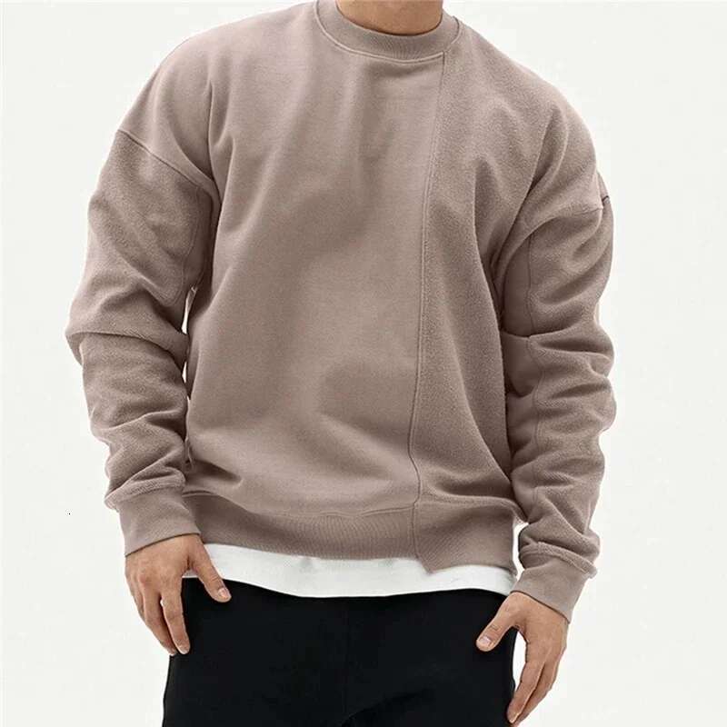 Ddmyoutdoor China Domestic New O Neck Patchwrok Hip Hop Men Hoodies Sweatshirts Brand Clothing Top Quality Casual Male Gyms Fiess Bodybuilding Jackets