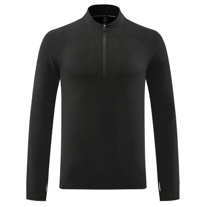 Ddmyoutdoor China Domestic Half Zip Running Pullover Men Dry Stand Up Neck Training Fiess Long Sleeves Quick Drying Cyg Golf Workout Sweatshirts