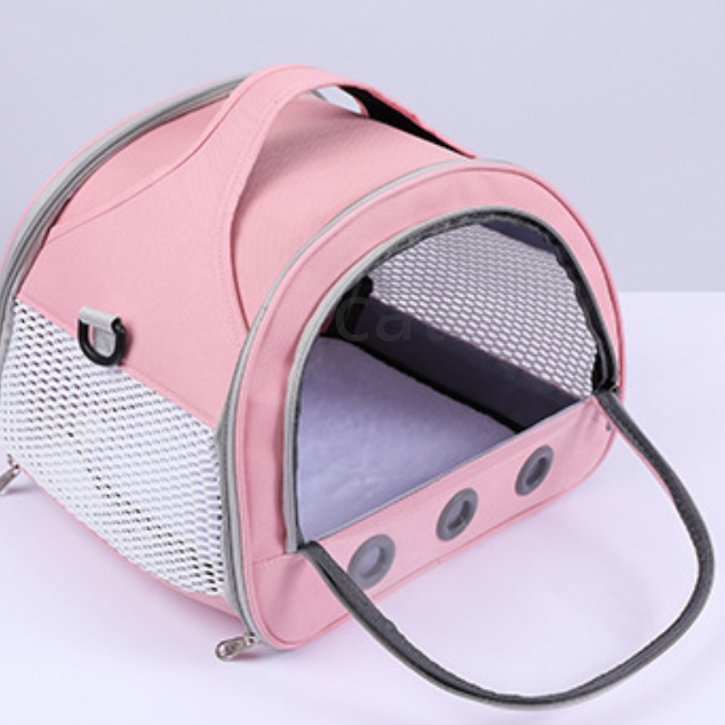 designer dog cat bag out portable pet bag pet backpack tote bag outdoor transparent cat bag teddy dog backpack cat cag large capacity side opening sch