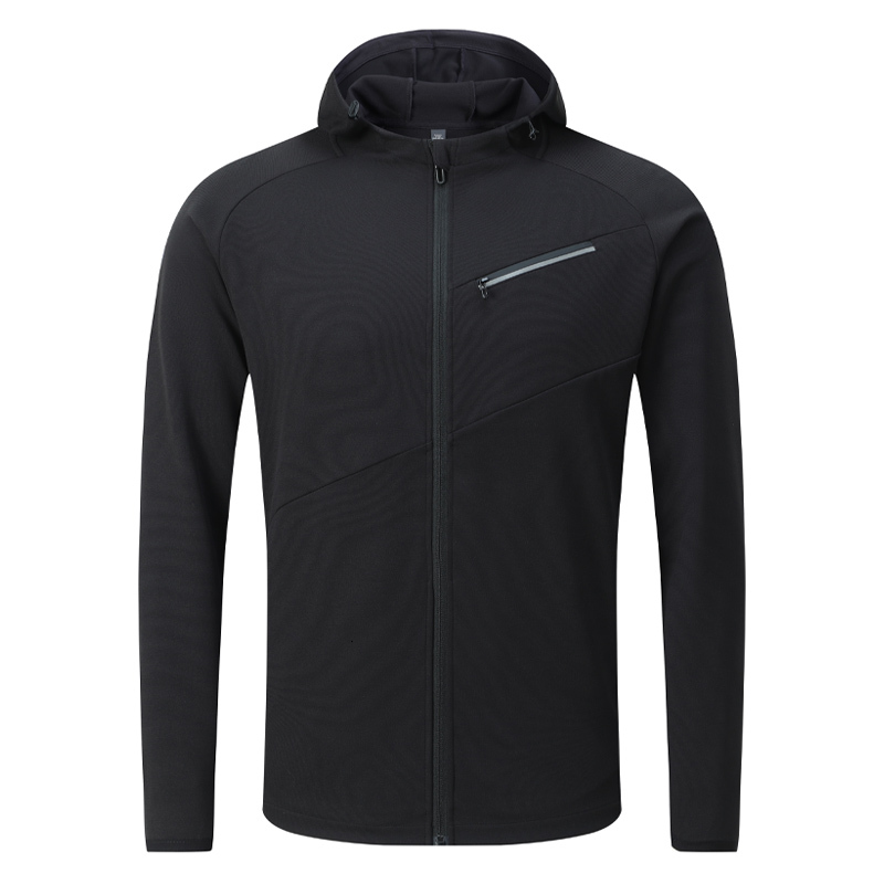 Ddmyoutdoor China Domestic Fashion Jackets Men Zipper Pockets Climbing Hiking Outdoor Hoodie Jogging Gym Sports Breathable Workout Coat
