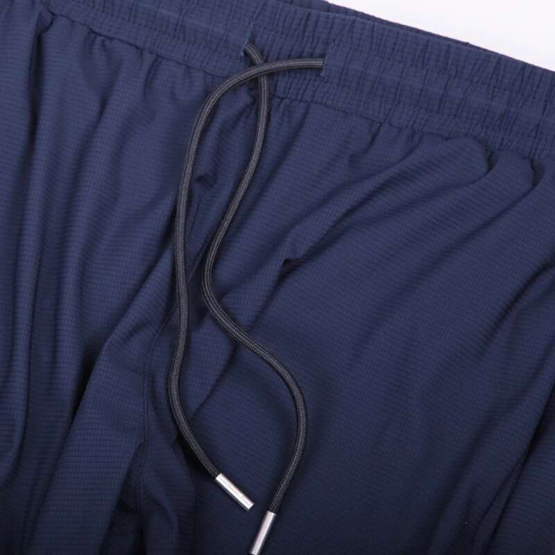 Ddmyoutdoor China Domestic Summer Run Long Sweatpants Pull Key Pocket Men Plaid Polyester Outdoor Training Pants Joggers Workout Fiess Casual Trousers