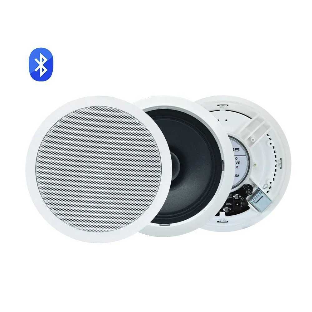 Car Audio Ceiling Speaker 6inch Built-in Class-D Amplifier Full Range Bluetooth Wall Loudspeaker for Smart Home Theater Sound System Music H250118