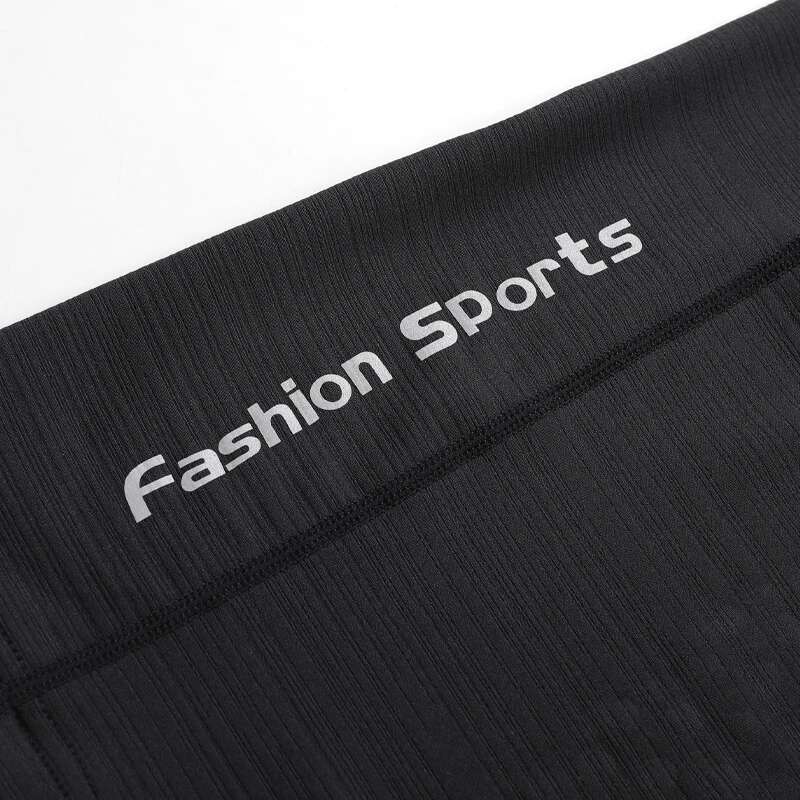 Ddmyoutdoor China Domestic Spandex Compression Breathable Long Sleeve Men Running Fiess Tshirt Elastic Quick Dry Sports Bodybuilding Training Shirts