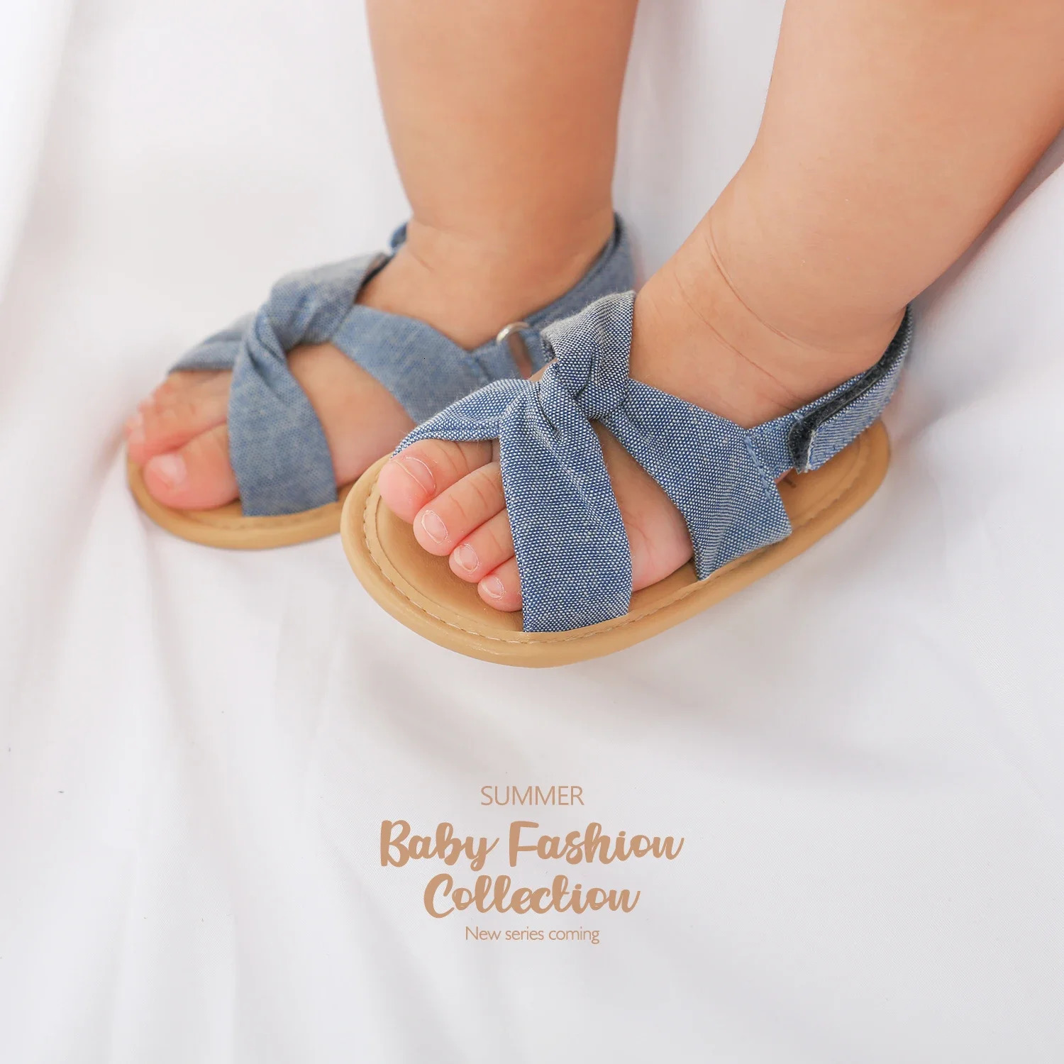 Breathable Summer born Baby Girls Sandals Shoes Toddlers Simple Style Solid Color Soft Sole Outdoor Indoor Prewalker 250118