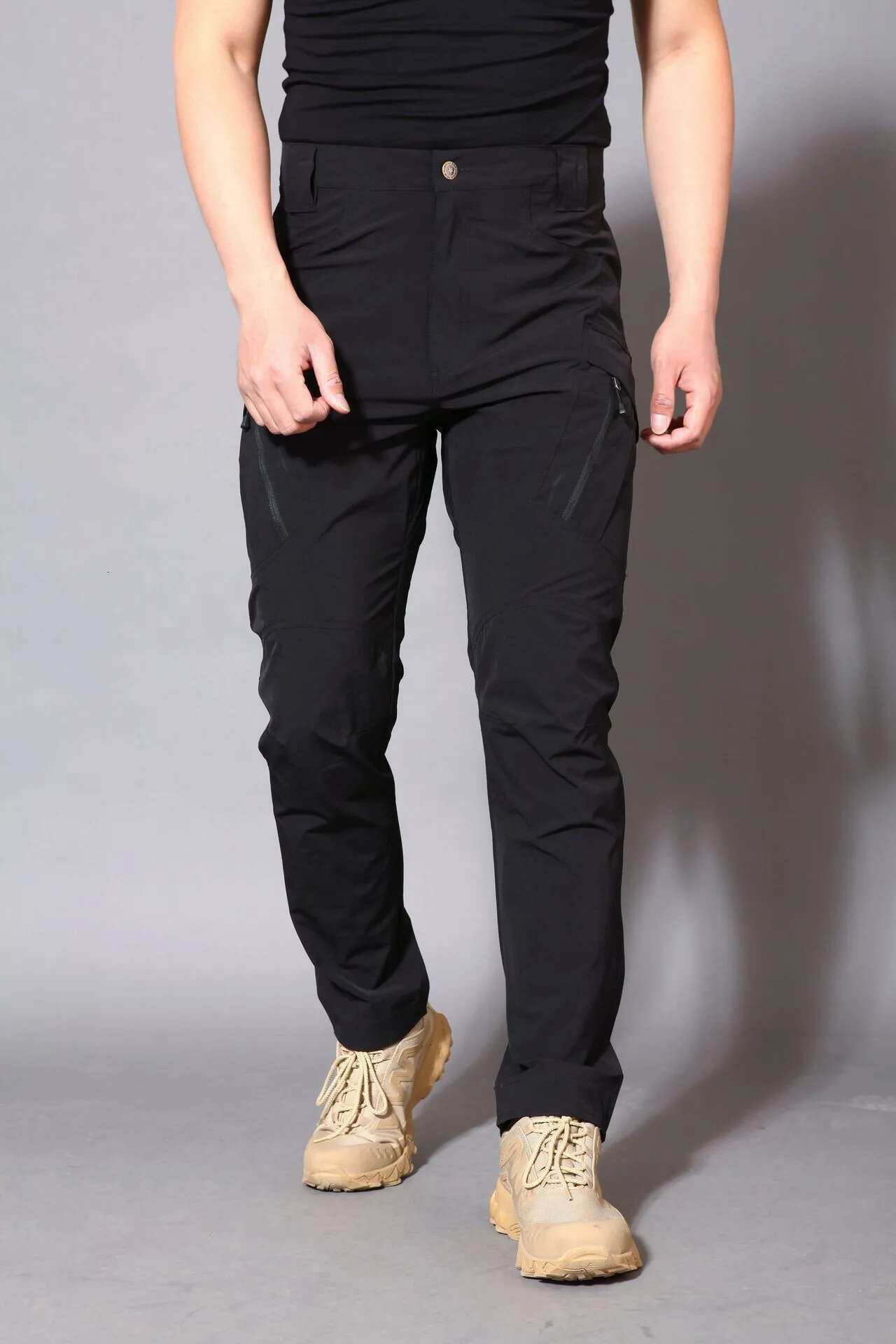 Men's Outdoor Military Casual Ix9 Ix7 Tactical Track Pants Breathable Waterproof Camping Fishing Hiking Training Cargo Trousers