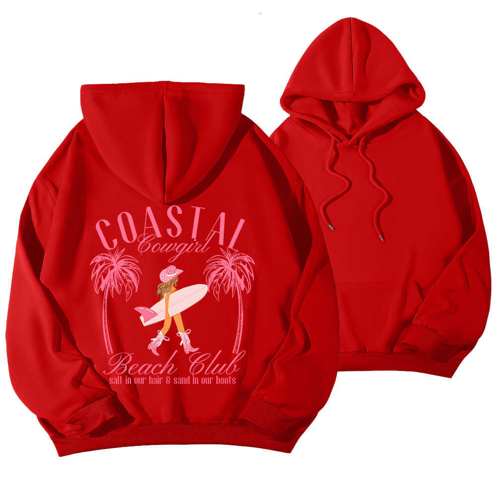 new letter printed off shoulder sleeves multi-color casual hoodie fleece sweatshirt jacket