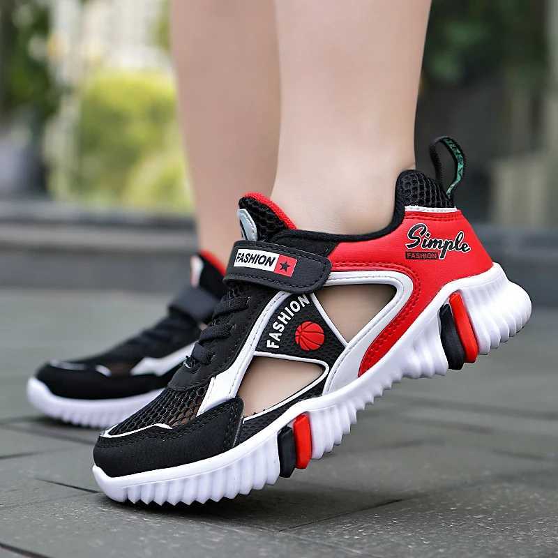 2024 New Summer Kids Sandals Breathable Boys Sandals Soft Childrens Shoes Outdoor Beach Kids Lightweight Sneakers ShoesXJ250118