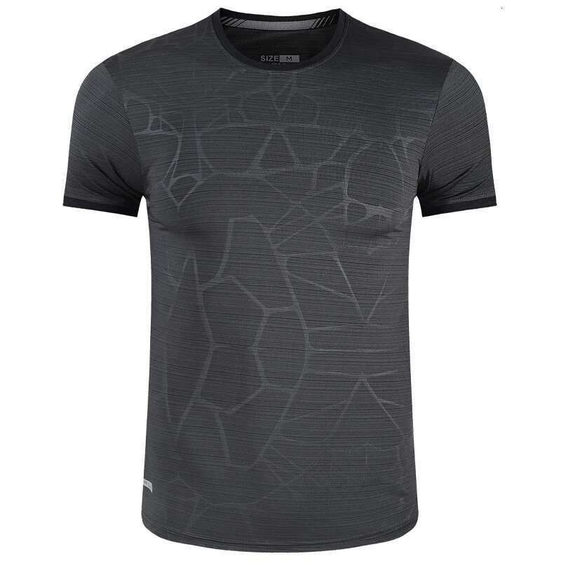 Ddmyoutdoor China Domestic Breathable Print Shirts Running Sport Training Gym Lightweight Tops Fashion Men Workout Quick Dry Short Sleeve