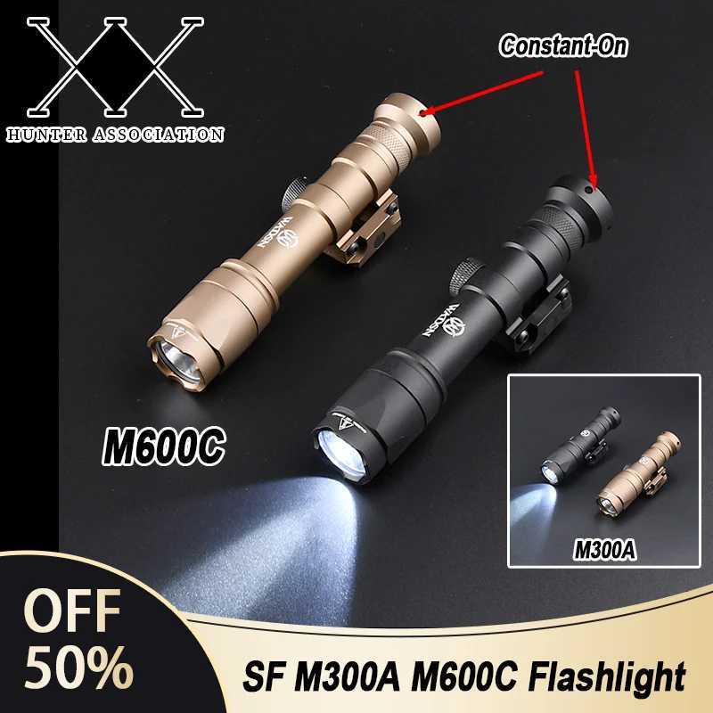 WADSN Surefir M600C M600 M300A M300 Flash SF Tactical Air Gun Reconnaissance Light AR5 Rifle Weapon LED Hunting Light Our Door GunW241227