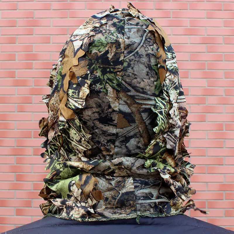 Man and Woman Outdoor Hunting Cycling Fishing Bionic Camouflage Hunting Mask Outdoor Hunting Fishing gear Camou HatXJ250116