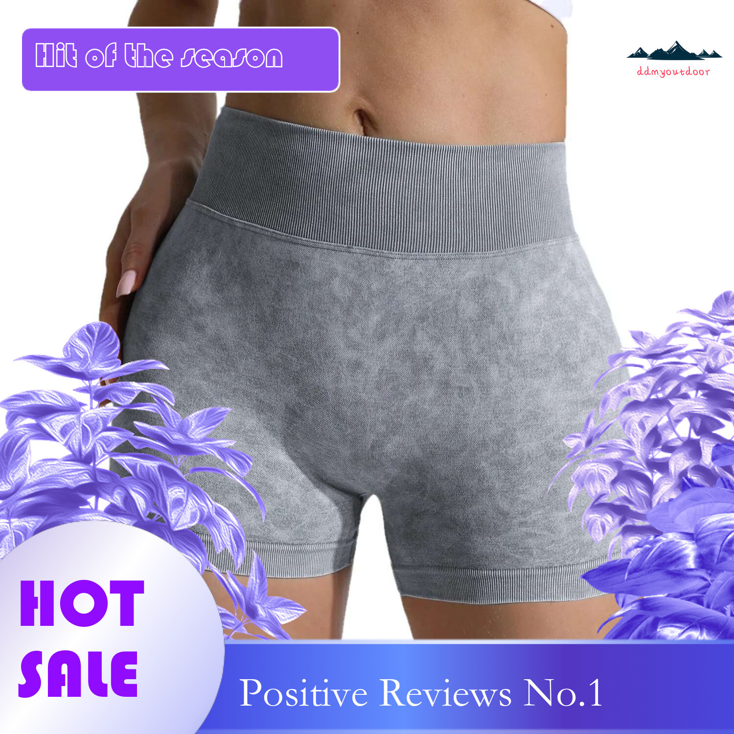 Ddmyoutdoor China Domestic Mermaid Curve High Peach Hip Lifting Running Fiess Women S Belly Tight Body Expose Waist Wash Yoga Shorts