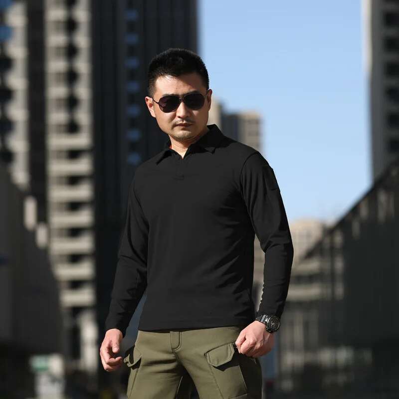 Ddmyoutdoor China Domestic New Outdoor Military Tactical Breathable Camouflage Training Collared Shirt Hiking Camping Fishing Quick Dry Long Sleeve Te