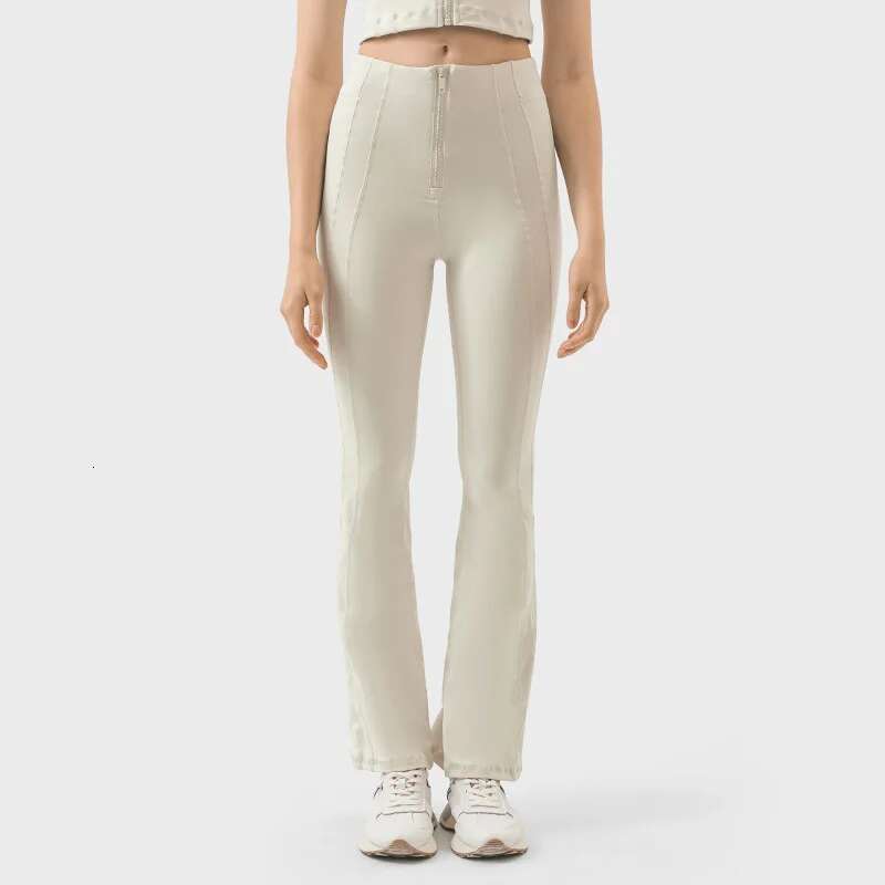 Ddmyoutdoor China Domestic Mermaid Curve Waist Zipper Belly Hip Lifting Ankle Length Sports Casual Running Yoga Tight Pants Women Clothing Gymyoga Le