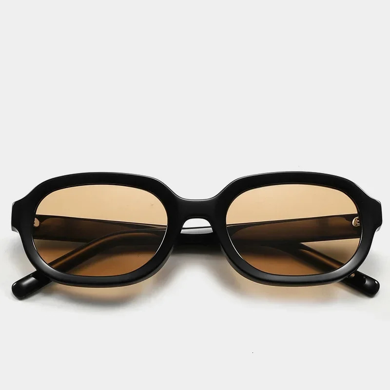 Korean Styles High Quality Acetate Sunglasses Fashionable Handmade Vintage UV400 Sun Glasses for Women and Men 250117
