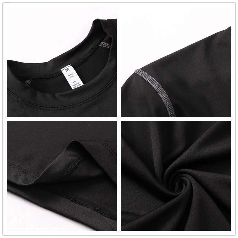 Ddmyoutdoor China Domestic Men Compression Fiess Top Quick Dry Gym Sport Shirt Long Sleeve Football T Basketball Jersey Training Running Shirts