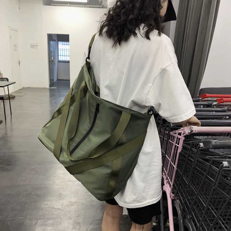 High Quality Large Capacity Shopping Bags For Women Tote Bags Nylon Female Shoulder bag Retro Mens Handbags Travel Shoulder Bag T250118