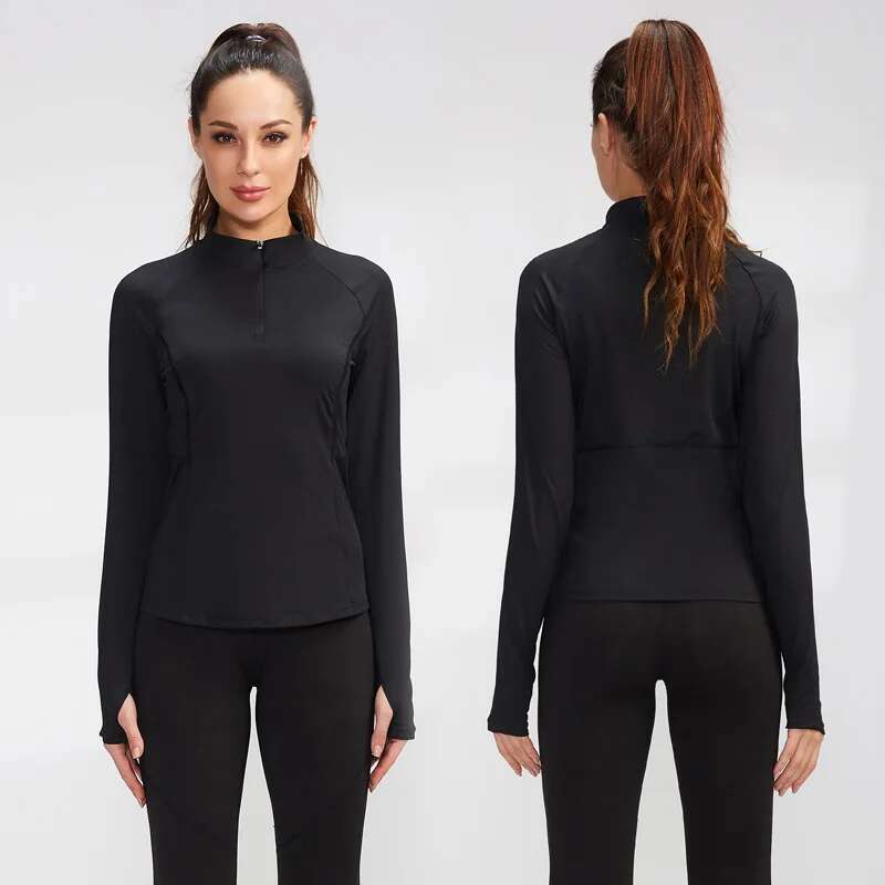 Ddmyoutdoor China Domestic Women Running Jackets Jogging Yoga Shirt Fiess Long Sleeve Jacket Gym Training Elastic Tight Sweatshirt