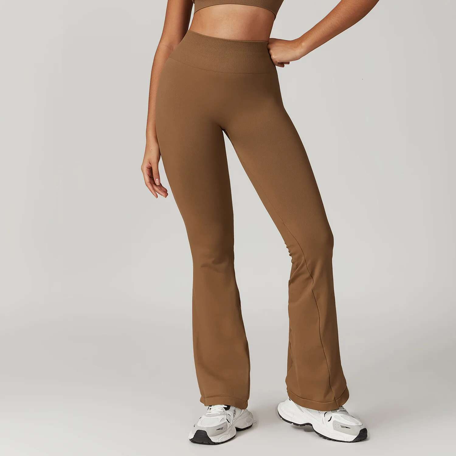 Ddmyoutdoor China Domestic Mermaid Curve Wide Leg Seamless Hip Lifting Yoga Flared Belly Tight High Waist Micro Blared Casual Sports Pants