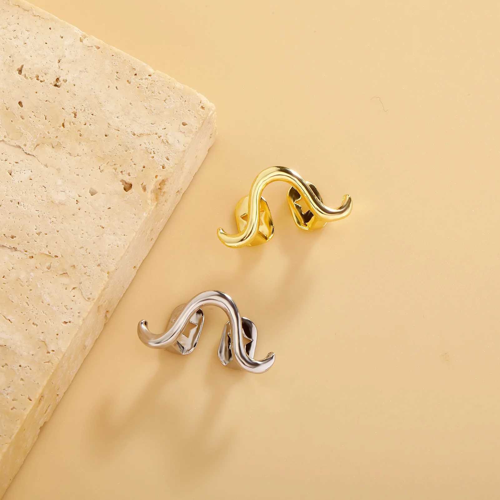 RACHELZ 2024 Single Glossy Curve Wave Teeth Grillz Hip Hop CZ Stone Zircon Tooth Caps For Women Men Couple Jewelry GiftXJ250114