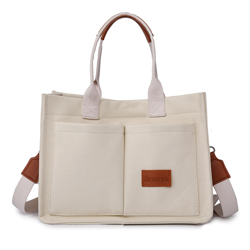 2025 New Casual Handheld Canvas Shoulder Large Capacity Multi layered Women's Crossbody Bag swissmilitary