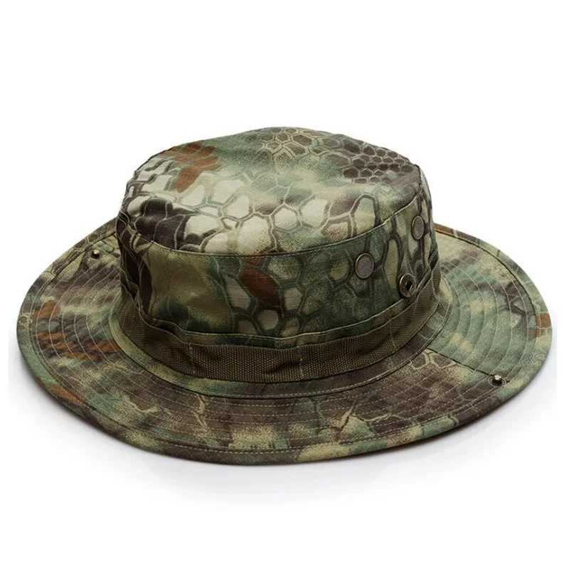 Airsoft Tactical Sniper Camouflage Boonie Hats Nepase Fishing Hat Mens Sunscreen Sombrero Hunting CamXJ250116