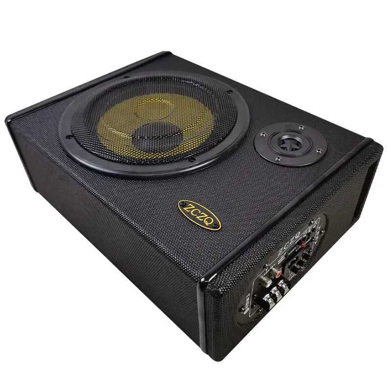 Car Audio Eight inch slim high-end car mounted subwoofer 12V24V220V remote control card Bluetooth car audio system H250118