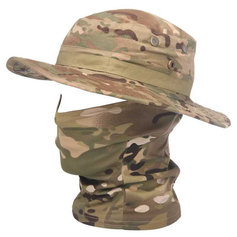 Tactical s for Men and Women Snap Sun Hats Outdoor Camouflage clava Hunting and Hiking HatXJ250116