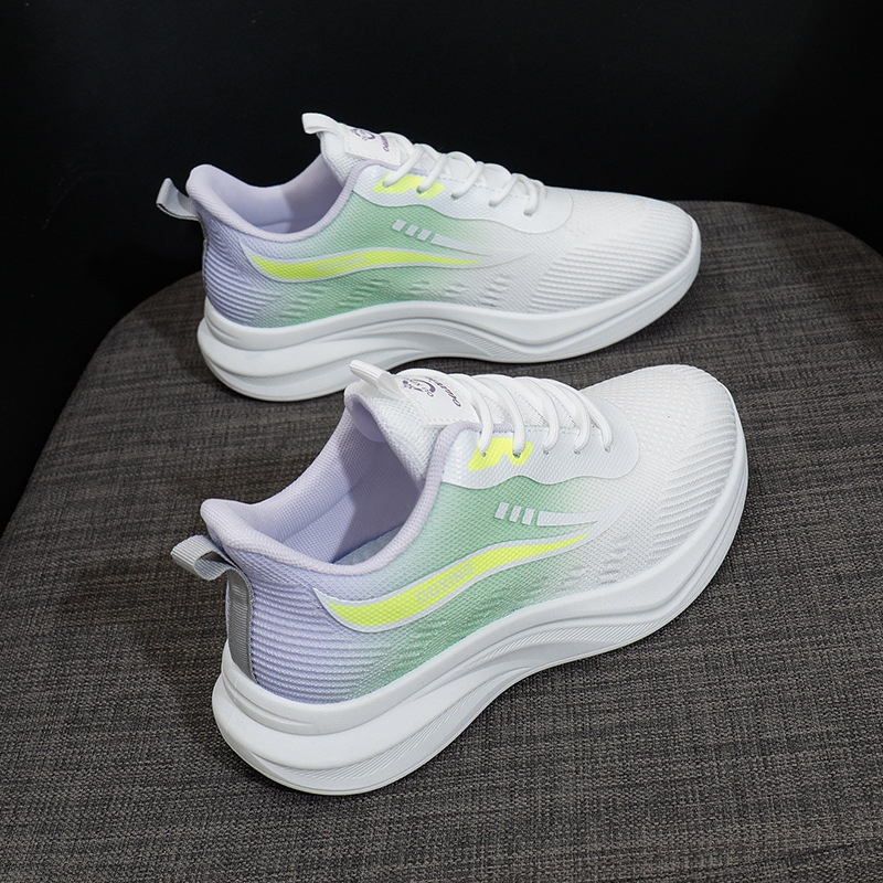 2025 spring new breathable flying weaver NEW hot lightweight all-match running students outdoor training shoes size35-40