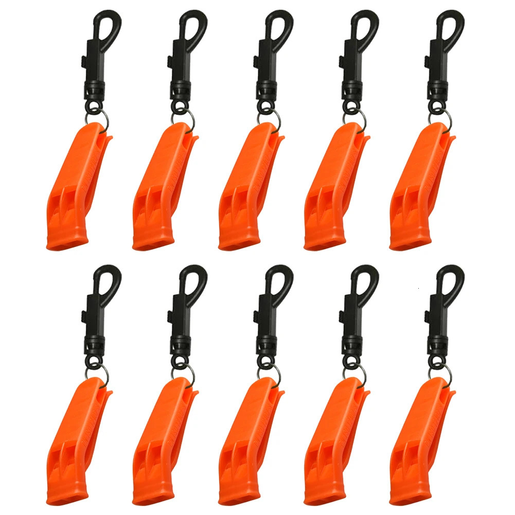1510PCS Outdoor Survival Whistle Camping Hiking Rescue Emergency Diving Football Basketball Match 250107