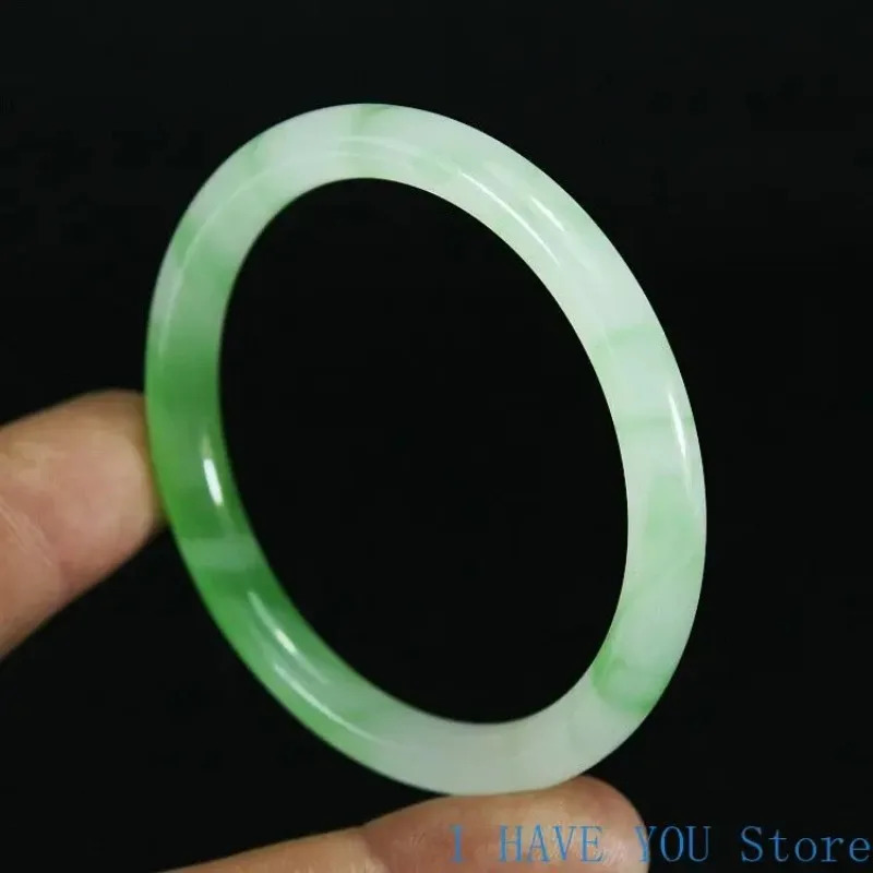 Natural Jade Bangle Women Gifts Men Fine Jewelry Jadeite Bangles Certified Genuine Jades Stone Bracelets Accessories Jewellery 250117