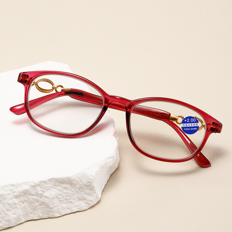 New fashion old sight mirror full frame old man mirror trend reading glasses anti-blue reading glasses wholesale