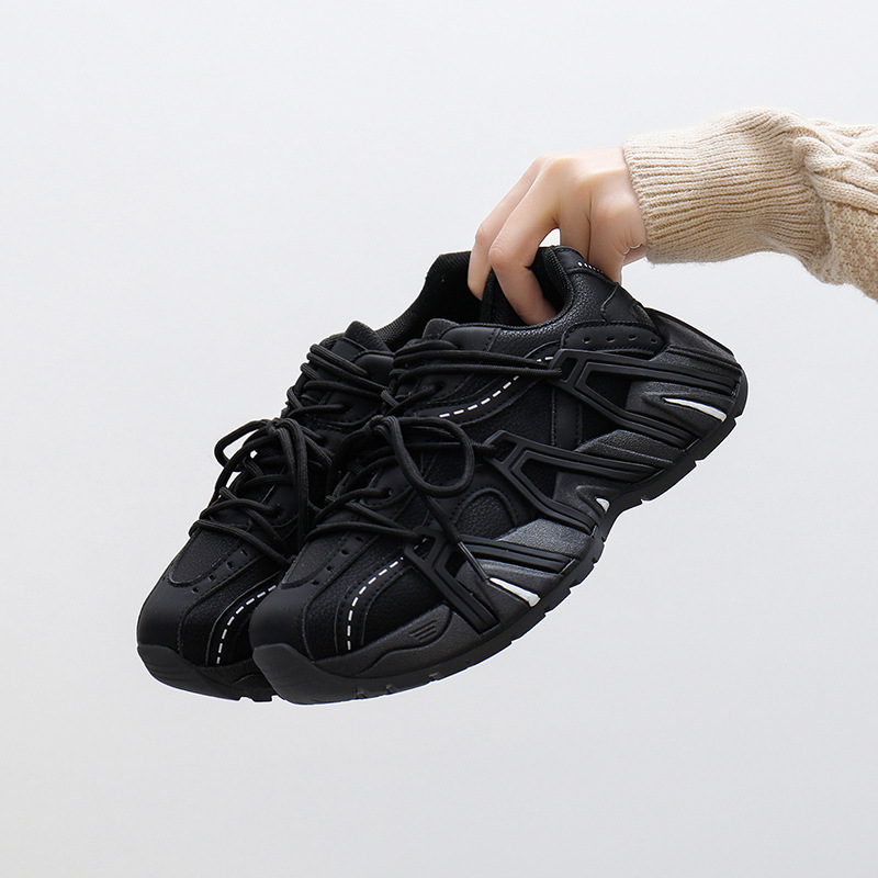 New daddy female 2025 spring and autumn explosive student running sports thick NEW hot soles increase casual shoes free shipping