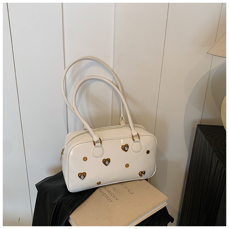 designer Women 2025 new autumn and winter fashion boom simple Boston shoulder bag free shipping