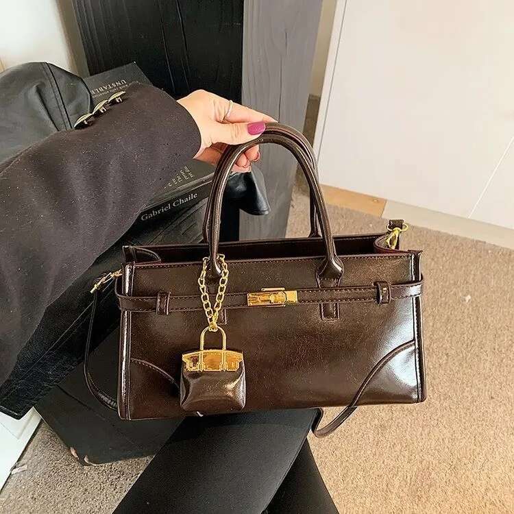 Winter Candy Color Ladies Handbags Versatile Messenger High Quality Women's Shoulder Ladies'hand Bags