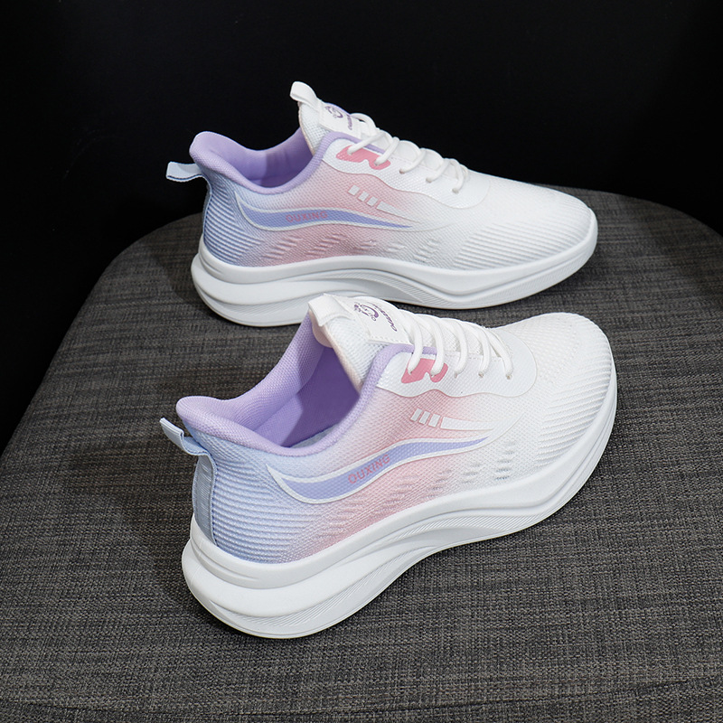 2025 spring new breathable flying weaver NEW hot lightweight all-match running students outdoor training shoes size35-40