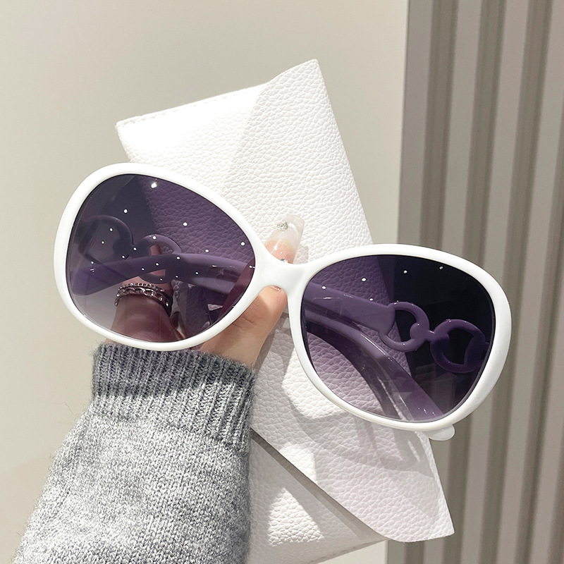 New sunglasses female 9509 fashion large frame sunglasses European and American trend sunglasses wholesale