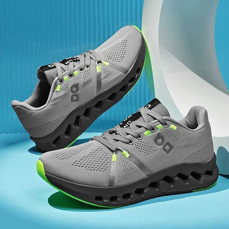 New Running Shoes Men Mesh Lightweight Flat Outdoor Gym Jogging Shoes Cfortable Tennis Shoes Cushioning Sneakers Man Z250411