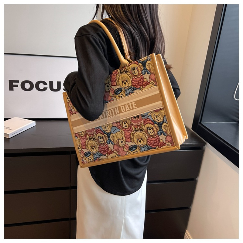 Free Shipping Designer Shoulder Bags Casual Handbag Fashionable Tote Cartoon Bag For Women 2025 New Style Pink New Free Delivery Designer Bag