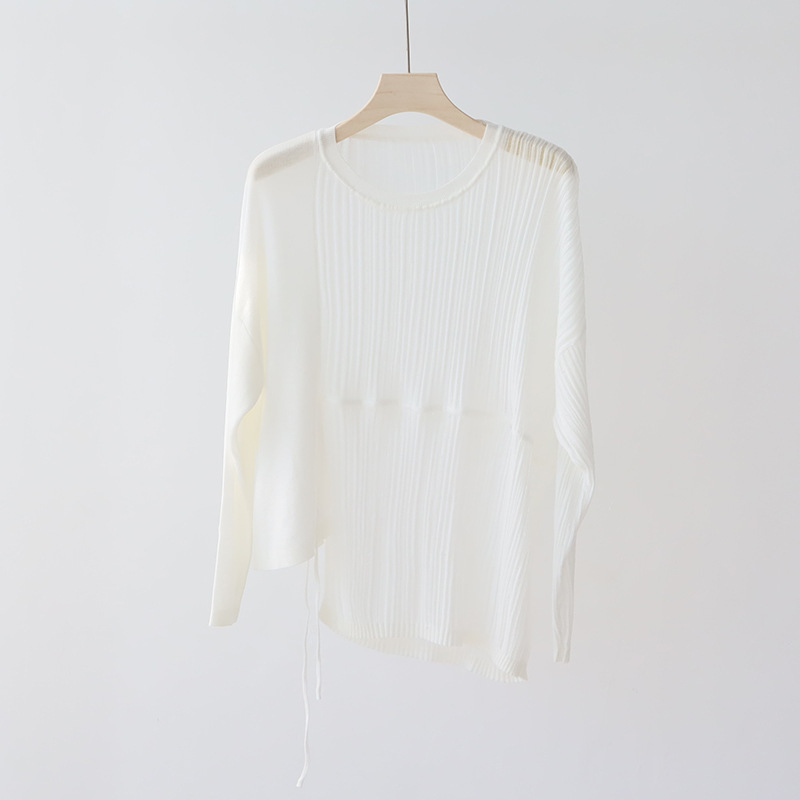 LLPXZ2 2025 Charm Fit Beige Cotton knitwear dress