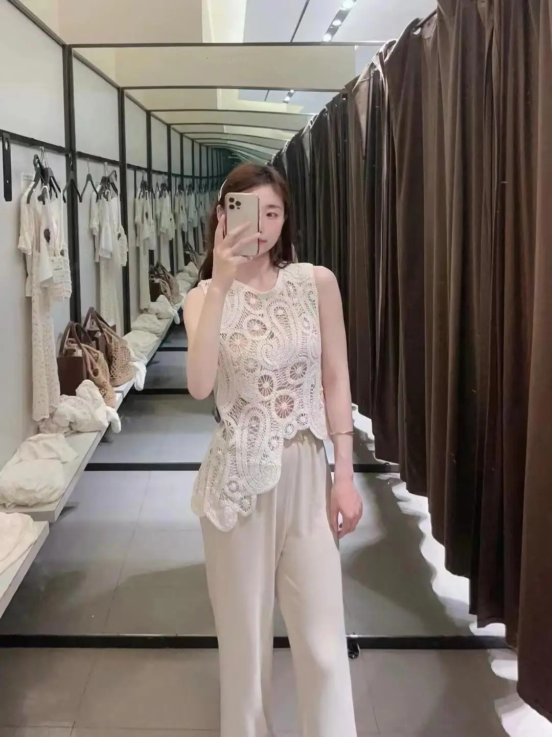 Canwedance Hollow Out Two Pieces Dress Set Boho Crochet Elegant Outfits Summer Women Knitted Chic Dress Set Dresses 250118