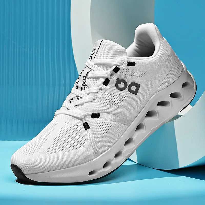Leisure plus Size Mens Shoes39-45 Fashion Cushio Running Shoes Sports Trend Gray Green White Black Z250411