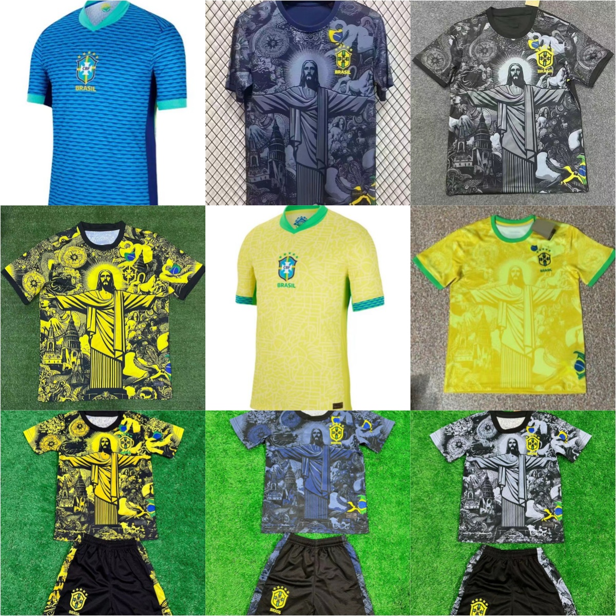 adult kids kit 2024 2025 soccer jersey Camiseta de futbol PAQUETA BRAZILS NERES COUTINHO football shirt JESUS MARCELO PELE CASEMIRO brasil 24 25 maillots football