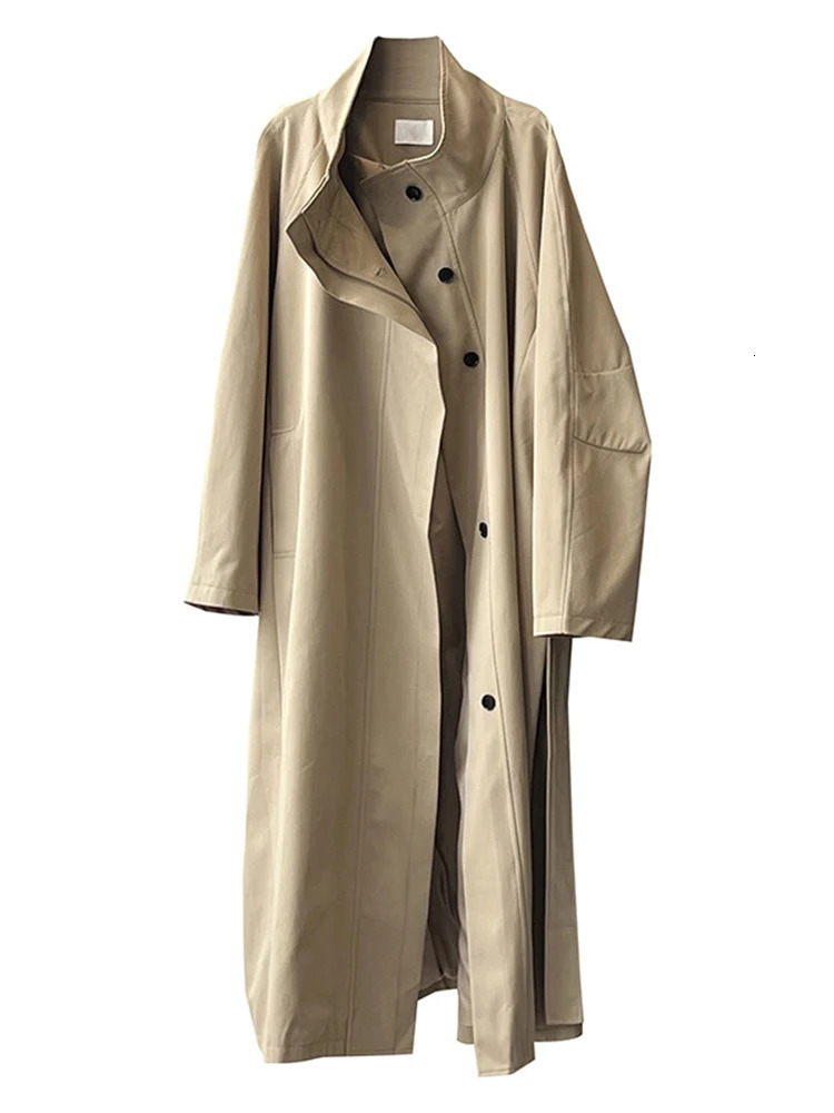 Home>Products>Womens shoulder straps>Womens stand up collar waist circumference>Single chest fashionable windbreaker 2025 autumn 26C490 25
