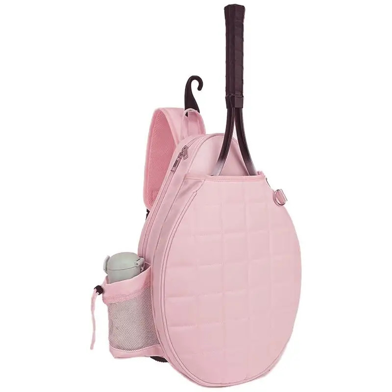 Tennis Bags For Women Top Handle Tennis Carrying Bag With Water Bottle Holder And Hook Chest Grids Printed Tennis Sling Bag 250117